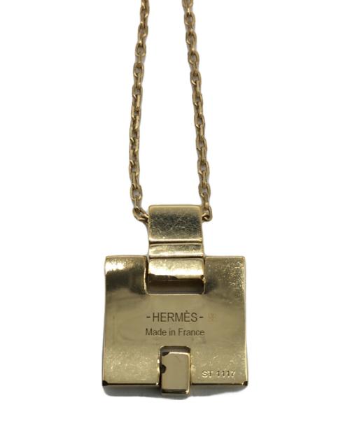 HERMES（エルメス）HERMES (エルメス) ネックレス ゴールド×レッドの古着・服飾アイテム