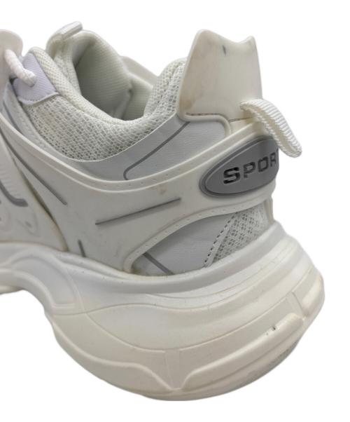 BLCGSTYLE（ビーエルシージースタイル）BLCGSTYLE (ビーエルシージースタイル) スニーカー ホワイト サイズ:25.5の古着・服飾アイテム