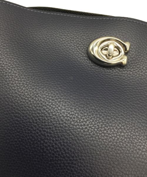 COACH（コーチ）COACH (コーチ) 2WAYショルダーバッグ ネイビーの古着・服飾アイテム