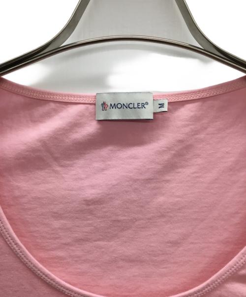 MONCLER（モンクレール）MONCLER (モンクレール) Tシャツ ピンク サイズ:Mの古着・服飾アイテム