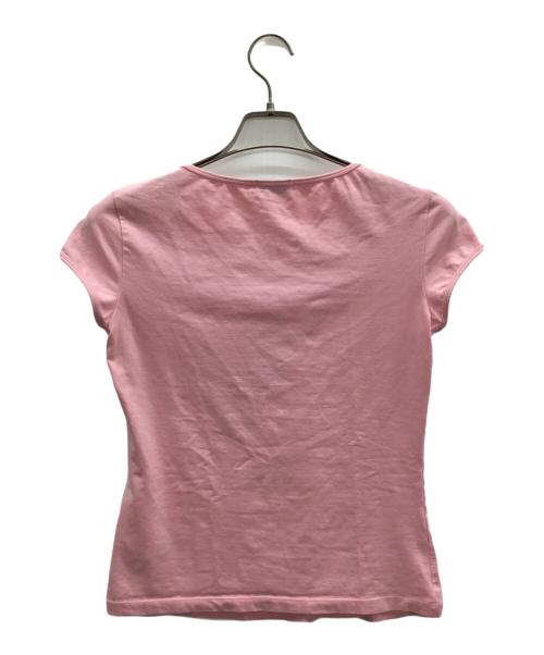 MONCLER（モンクレール）MONCLER (モンクレール) Tシャツ ピンク サイズ:Mの古着・服飾アイテム