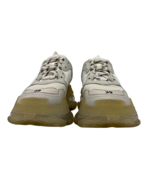 BALENCIAGA（バレンシアガ）BALENCIAGA (バレンシアガ) Triple S クリアソール ホワイト サイズ:26の古着・服飾アイテム