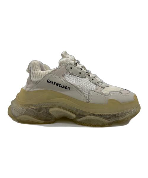 BALENCIAGA（バレンシアガ）BALENCIAGA (バレンシアガ) Triple S クリアソール ホワイト サイズ:26の古着・服飾アイテム