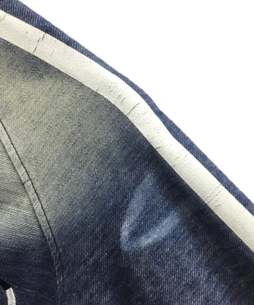 Norton（ノートン）Norton (ノートン) ストレッチカットデニムスタンドジャケット ブルー サイズ:XLの古着・服飾アイテム