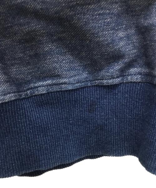 Norton（ノートン）Norton (ノートン) ストレッチカットデニムスタンドジャケット ブルー サイズ:XLの古着・服飾アイテム