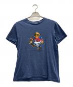 POLO RALPH LAURENポロ・ラルフローレン）の古着「ポロベアプリントTシャツ」｜ネイビー
