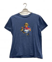 POLO RALPH LAUREN（ポロ・ラルフローレン）の古着「ポロベアプリントTシャツ」｜ネイビー