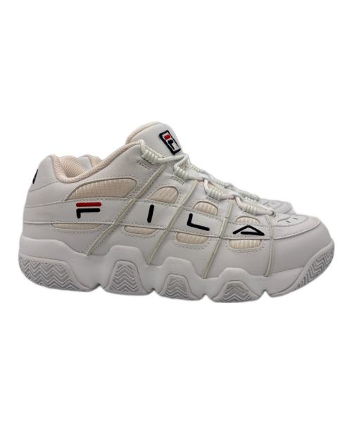FILA（フィラ）FILA (フィラ) BARRICADE XT 97 LOW ホワイト×ピンク サイズ:28の古着・服飾アイテム