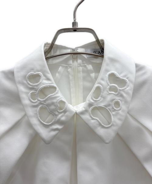 L'AUBE（ローブ）L'AUBE (ローブ) ノースリーブブラウス ホワイト サイズ:Freeの古着・服飾アイテム