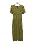 Katrin（カトリン）の古着「v-neck maxi onepiece」｜グリーン×ブラウン