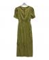 Katrin (カトリン) v-neck maxi onepiece グリーン×ブラウン サイズ:S：7000円