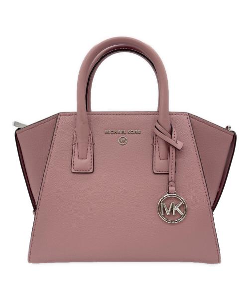 MICHAEL KORS（マイケル・コース）MICHAEL KORS (マイケルコース) 2WAYショルダーバッグ ピンクの古着・服飾アイテム