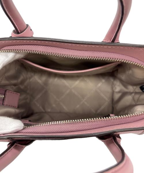 MICHAEL KORS（マイケル・コース）MICHAEL KORS (マイケルコース) 2WAYショルダーバッグ ピンクの古着・服飾アイテム