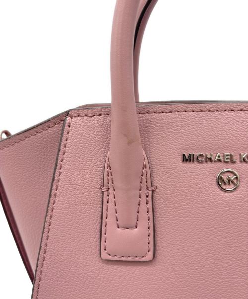 MICHAEL KORS（マイケル・コース）MICHAEL KORS (マイケルコース) 2WAYショルダーバッグ ピンクの古着・服飾アイテム