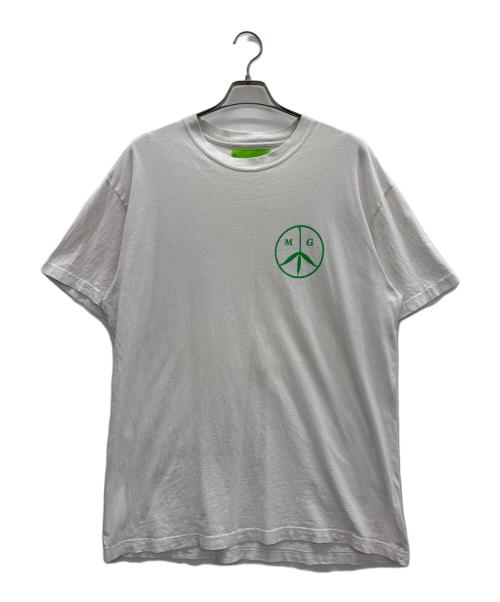 MISTER GREEN（ミスターグリーン）MISTER GREEN (ミスターグリーン) Tシャツ ホワイト×グリーン サイズ:XLの古着・服飾アイテム