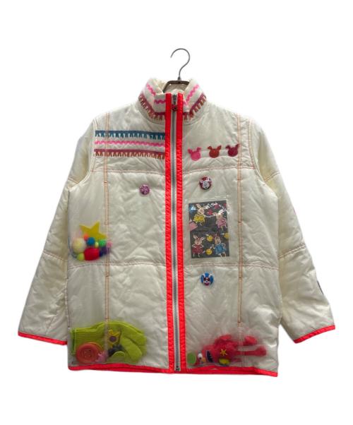 Alberobello（アルベロベロ）Alberobello (アルベロベロ) 中綿ジャケット アイボリー サイズ:表記無しの古着・服飾アイテム