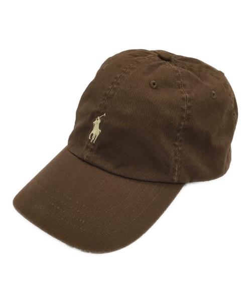 POLO RALPH LAUREN（ポロ・ラルフローレン）POLO RALPH LAUREN (ポロ・ラルフローレン) キャップ ブラウンの古着・服飾アイテム