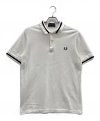 FRED PERRYフレッドペリー）の古着「ポロシャツ」｜ホワイト