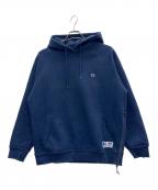 RUSSELLラッセル）の古着「プルオーバーパーカー」｜ネイビー