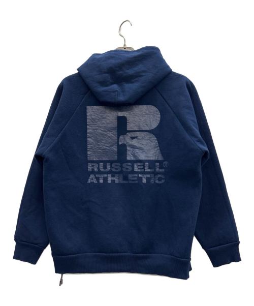 RUSSELL（ラッセル）RUSSELL (ラッセル) プルオーバーパーカー ネイビー サイズ:Mの古着・服飾アイテム