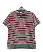 Championチャンピオン）の古着「ポロシャツ」｜グレー×レッド