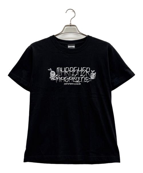 THRASHER（スラッシャー）THRASHER (スラッシャー) Tシャツ ブラック×ホワイト サイズ:Mの古着・服飾アイテム