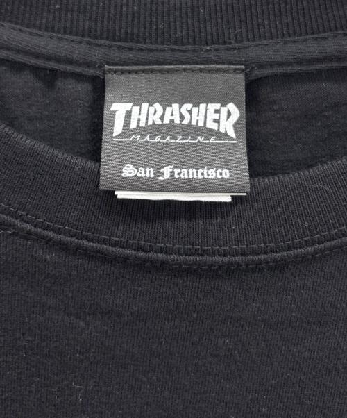 THRASHER（スラッシャー）THRASHER (スラッシャー) Tシャツ ブラック×ホワイト サイズ:Mの古着・服飾アイテム