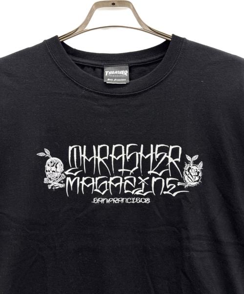 THRASHER（スラッシャー）THRASHER (スラッシャー) Tシャツ ブラック×ホワイト サイズ:Mの古着・服飾アイテム