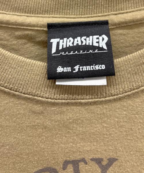 THRASHER（スラッシャー）THRASHER (スラッシャー) Tシャツ ベージュ サイズ:Mの古着・服飾アイテム