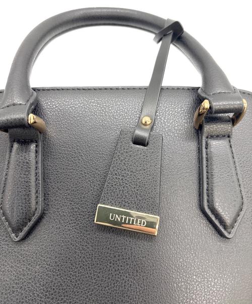 UNTITLED（アンタイトル）UNTITLED (アンタイトル) 2WAYバッグ ブラックの古着・服飾アイテム