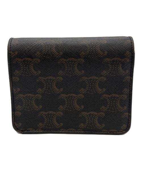 CELINE（セリーヌ）CELINE (セリーヌ) 2つ折り財布 ブラウンの古着・服飾アイテム