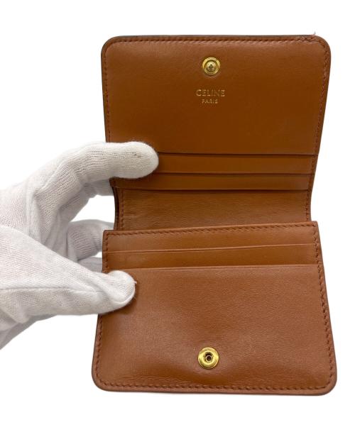 CELINE（セリーヌ）CELINE (セリーヌ) 2つ折り財布 ブラウンの古着・服飾アイテム