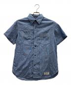 THE GUILTY PARTIESザ ギルティーパーティーズ）の古着「ワーク半袖シャツ」｜ブルー