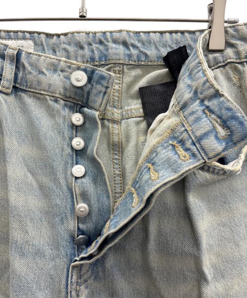 ZARA（ザラ）ZARA (ザラ) オーバーダイバギーデニムパンツ スカイブルー サイズ:31の古着・服飾アイテム