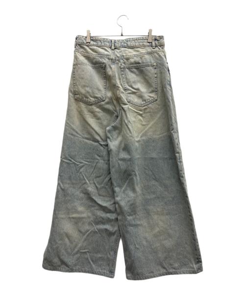 ZARA（ザラ）ZARA (ザラ) オーバーダイバギーデニムパンツ スカイブルー サイズ:31の古着・服飾アイテム