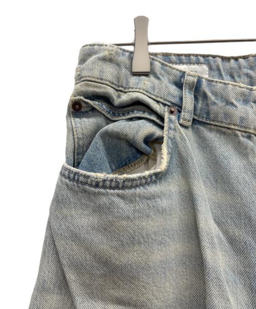 ZARA（ザラ）ZARA (ザラ) オーバーダイバギーデニムパンツ スカイブルー サイズ:31の古着・服飾アイテム