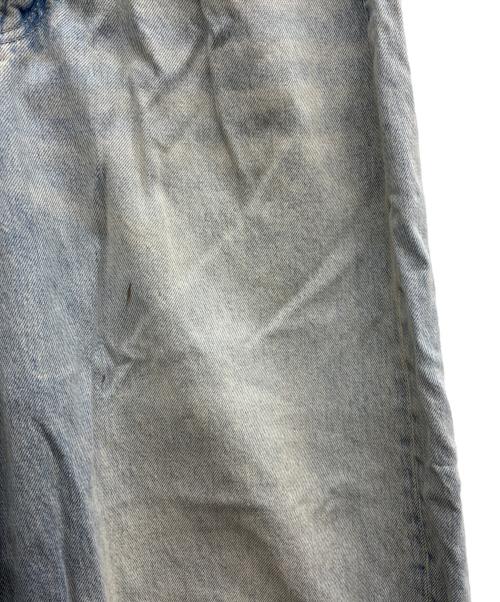 ZARA（ザラ）ZARA (ザラ) オーバーダイバギーデニムパンツ スカイブルー サイズ:31の古着・服飾アイテム