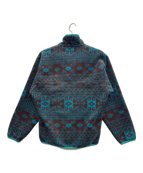 Patagonia（パタゴニア）Patagonia (パタゴニア) フリースジャケット ブラウン×ブルー サイズ:Sの古着・服飾アイテム