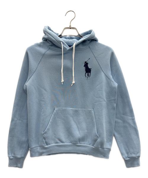 POLO RALPH LAUREN（ポロ・ラルフローレン）POLO RALPH LAUREN (ポロ・ラルフローレン) 裏起毛パーカー スカイブルー サイズ:Sの古着・服飾アイテム