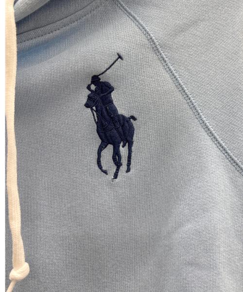 POLO RALPH LAUREN（ポロ・ラルフローレン）POLO RALPH LAUREN (ポロ・ラルフローレン) 裏起毛パーカー スカイブルー サイズ:Sの古着・服飾アイテム