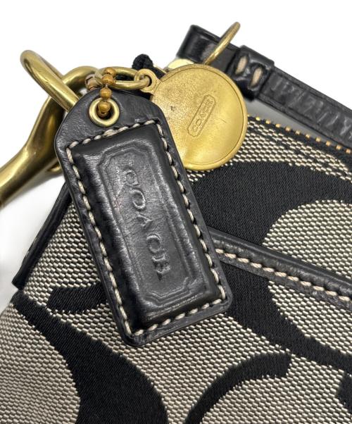 COACH（コーチ）COACH (コーチ) ショルダーバッグ グレー×ブラックの古着・服飾アイテム