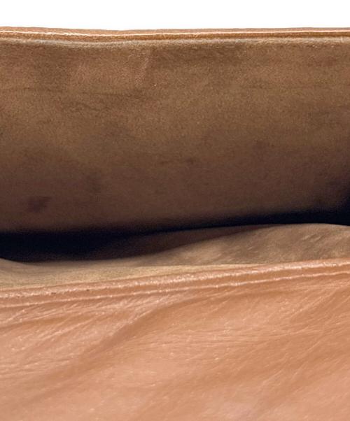 RODANIA（ロダニア）RODANIA (ロダニア) オーストリッチショルダーバッグ ブラウンの古着・服飾アイテム