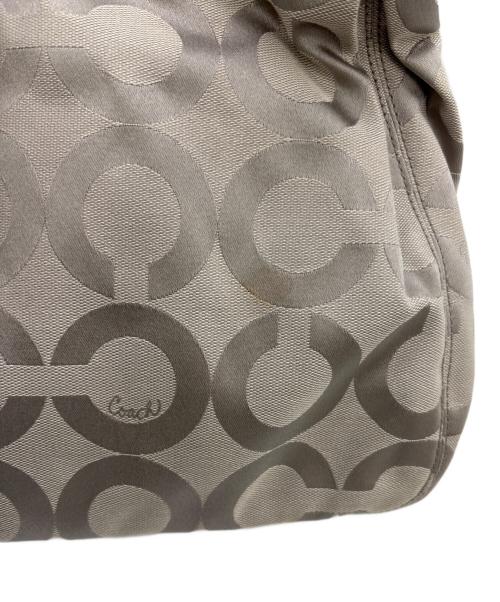 COACH（コーチ）COACH (コーチ) トートバッグ ホワイト×グレーの古着・服飾アイテム