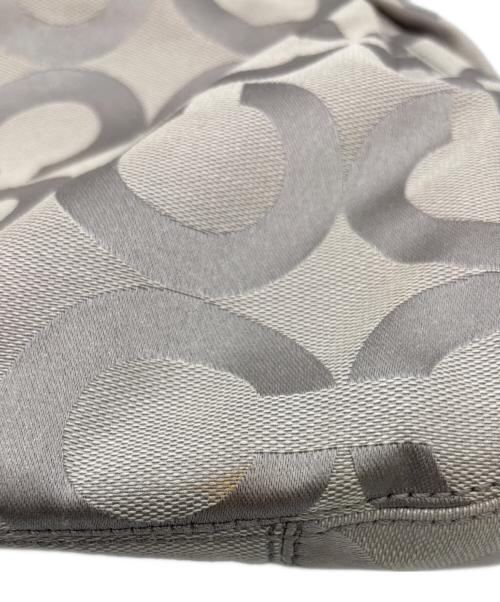 COACH（コーチ）COACH (コーチ) トートバッグ ホワイト×グレーの古着・服飾アイテム