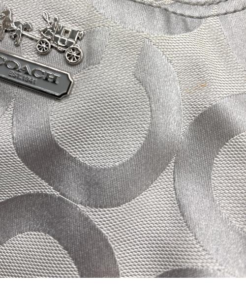 COACH（コーチ）COACH (コーチ) トートバッグ ホワイト×グレーの古着・服飾アイテム