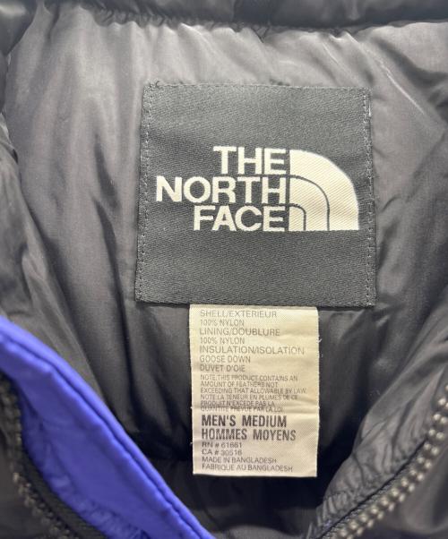 THE NORTH FACE（ザ ノース フェイス）THE NORTH FACE (ザ ノース フェイス) ヌプシジャケット ブルー×ブラック サイズ:Mの古着・服飾アイテム