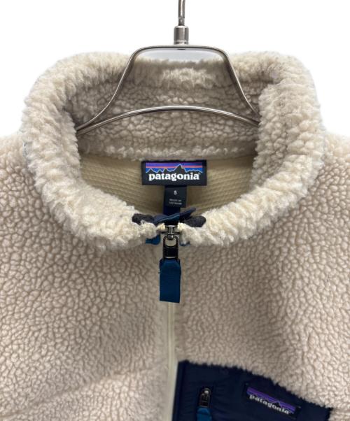 Patagonia（パタゴニア）Patagonia (パタゴニア) Classic Retro-X Jacket ベージュ×ネイビー サイズ:Sの古着・服飾アイテム