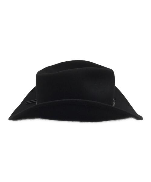 HARLEY-DAVIDSON（ハーレーダビッドソン）HARLEY-DAVIDSON (ハーレーダビッドソン) 中折れハット ブラックの古着・服飾アイテム