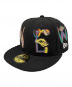 New Era×KeiichiTanaamiニューエラ×）の古着「キャップ」｜ブラック