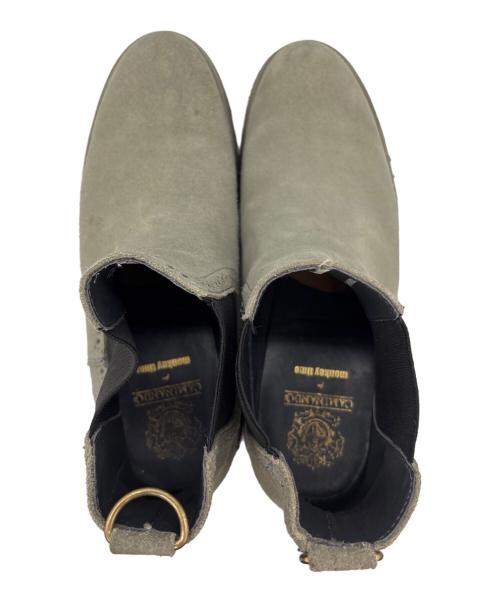 Caminando（カミナンド）Caminando (カミナンド) MONKEY TIME (モンキータイム) サイドゴアブーツ グレー サイズ:26.5の古着・服飾アイテム